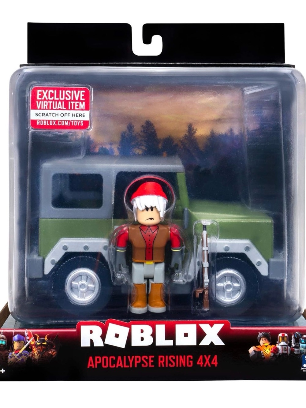 Roblox Action Collection APOCALYPSE RISING 4x4 Figurine Vehicle NIB Roblox wCode